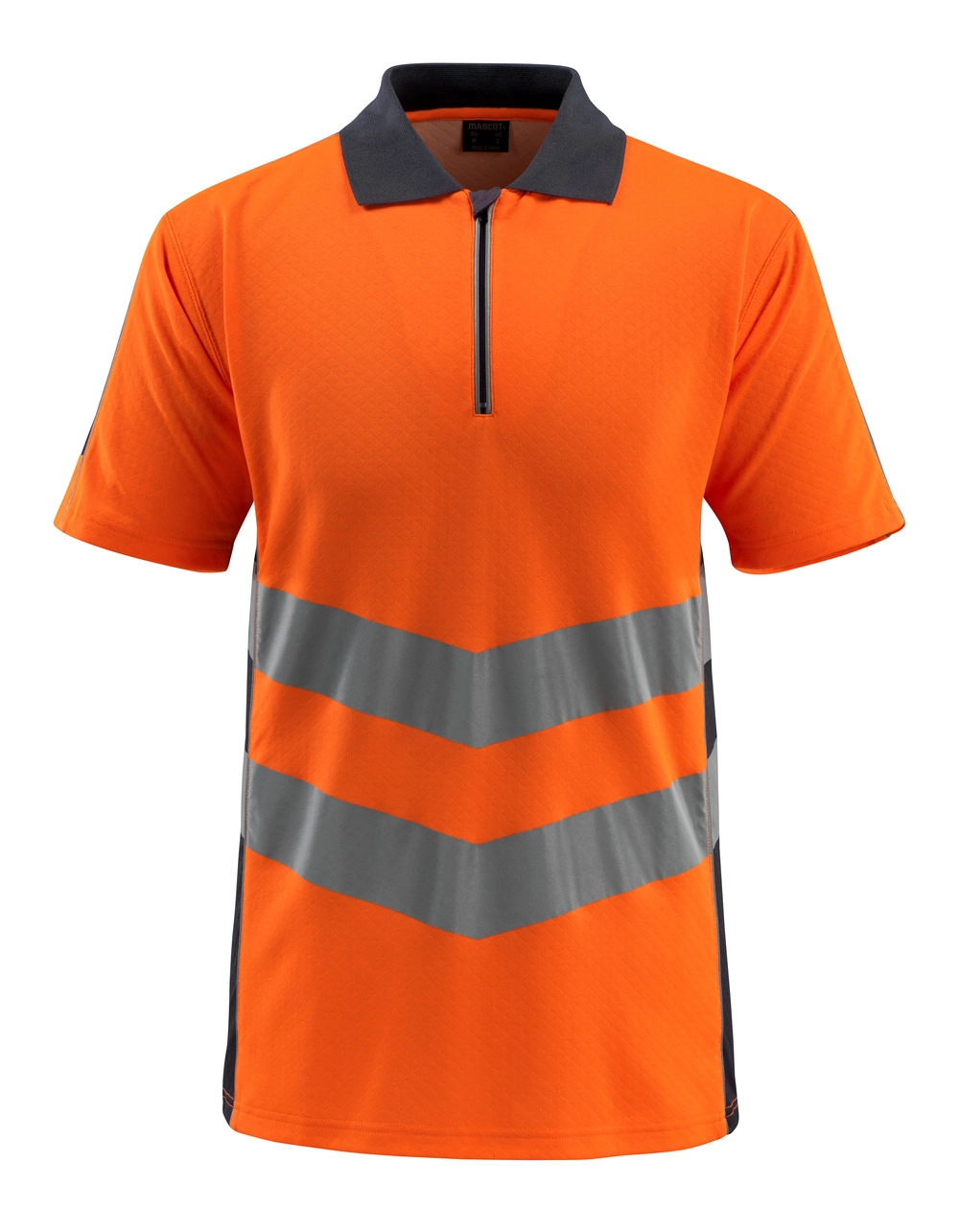 MASCOT® Murton Polo-shirt Größe XL, hi-vis orange/schwarzblau