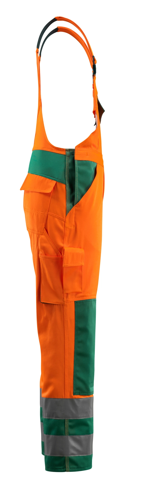 MASCOT® Barras Latzhose Größe 82C46, hi-vis orange/grün