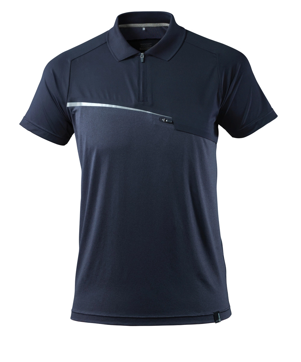 Polo-Shirt, feuchtigkeitstransportierend Polo-shirt Größe 3XL, schwarzblau