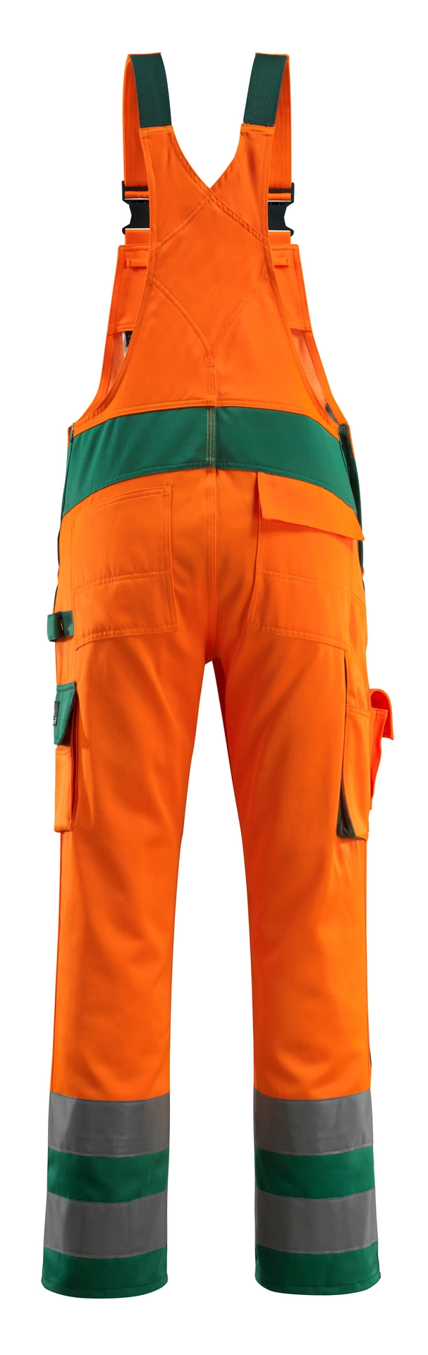 MASCOT® Barras Latzhose Größe 82C46, hi-vis orange/grün