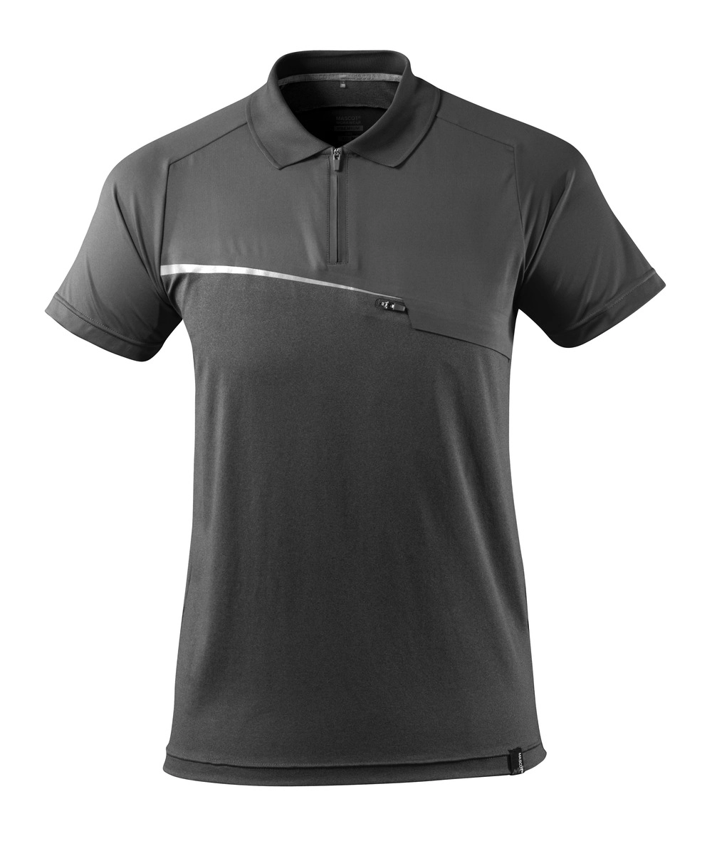 Polo-Shirt, feuchtigkeitstransportierend Polo-shirt Größe 4XL, dunkelanthrazit